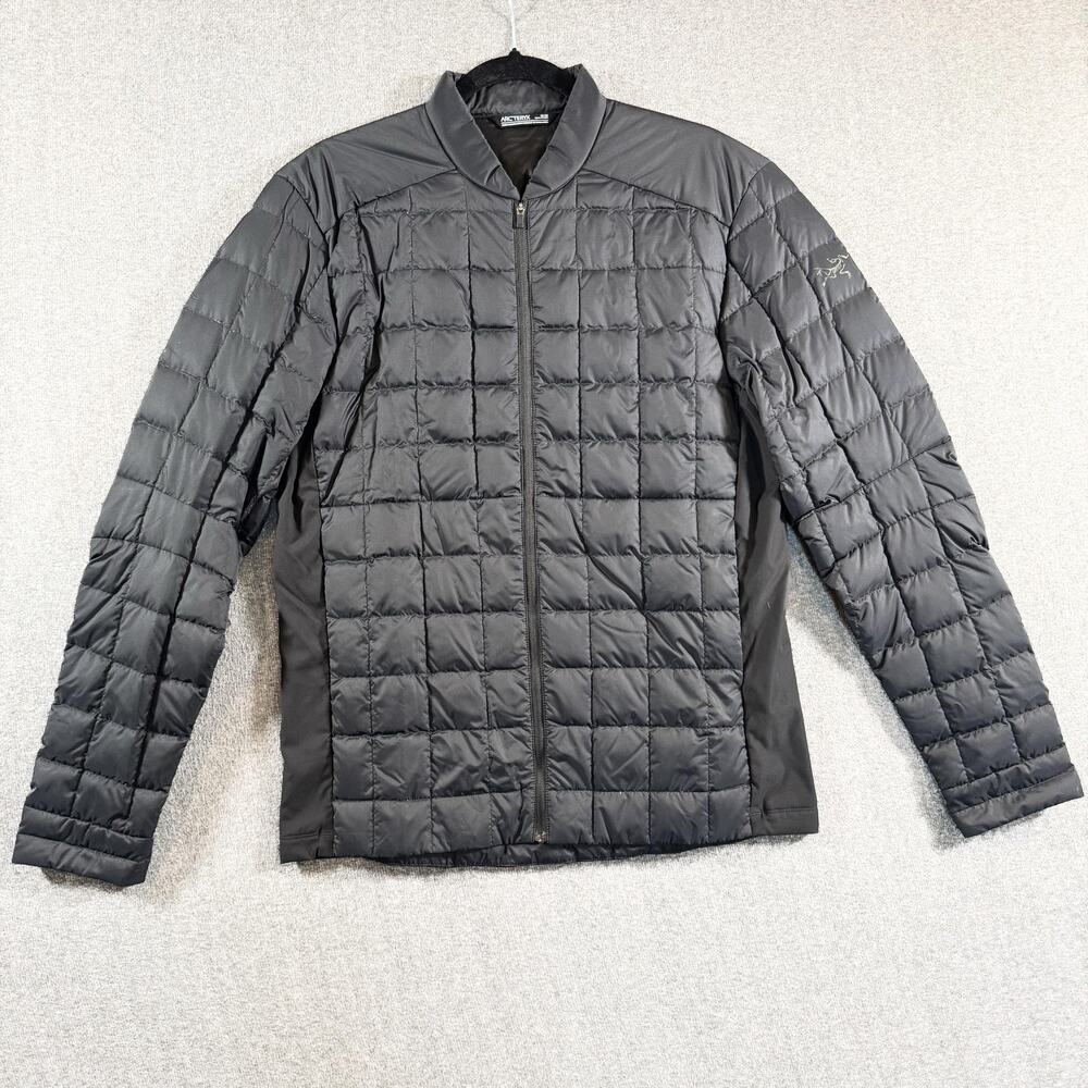 Arc'teryx Rico Jacket Mens Medium Black Down Insulated Quilted Puffer Coat